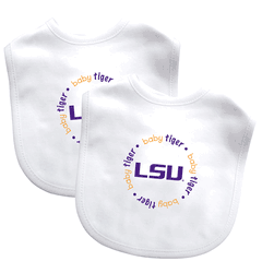 LSU Tigers Baby Bibs 2-Pack