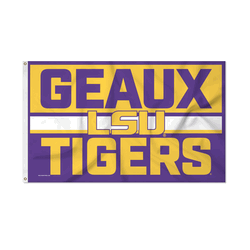 LSU Tigers Bold 3' x 5' Banner Flag