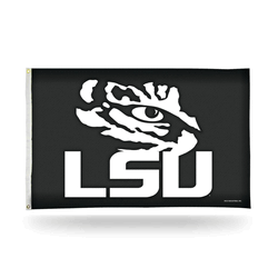 LSU Tigers Carbon Fiber 3' x 5' Banner Flag