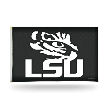 LSU Tigers Carbon Fiber 3' x 5' Banner Flag