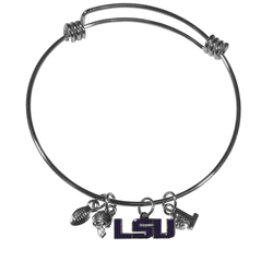 LSU Tigers Charm Bangle Bracelet