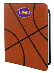 LSU Tigers Classic Basketball Portfolio - 8.5 in x 11 in