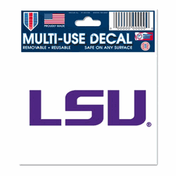 LSU Tigers Decal 3x4 Multi Use