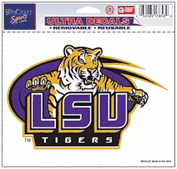 LSU Tigers Decal 5x6 Ultra Color