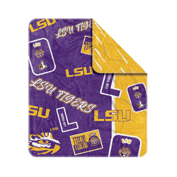 LSU Tigers Dream Weave Throw 50x60
