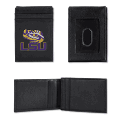 LSU Tigers  Embroidered Front Pocket Wallet - Slim/Light Weight