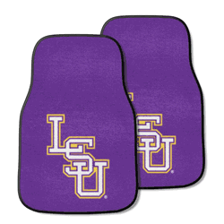 LSU Tigers Front Carpet Car Mat Set - 2 Pieces