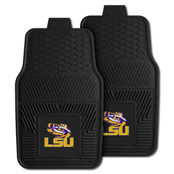 LSU Tigers Heavy Duty Car Mat Set - 2 Pieces