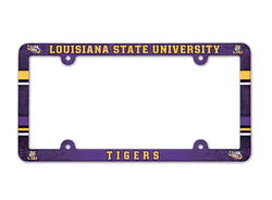 LSU Tigers License Plate Frame - Full Color