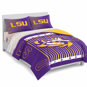 LSU Tigers Momentum Bed In A Bag Queen