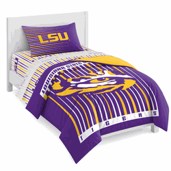 LSU Tigers Momentum Bed In A Bag Twin