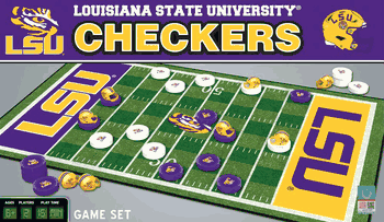 LSU Tigers NCAA Checkers