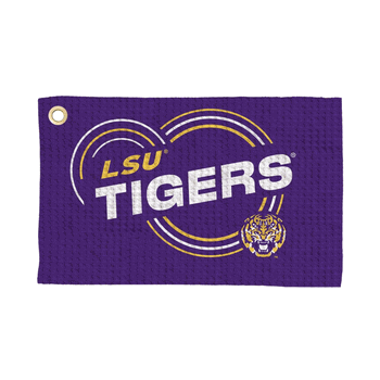 LSU Tigers NCAA Droplets Waffle Fan Towel 16x25 inches