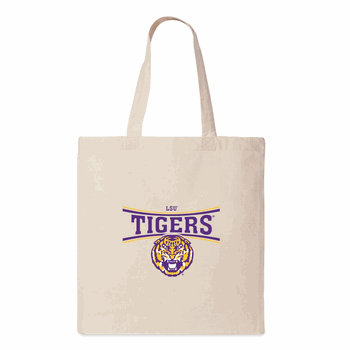 LSU Tigers NCAA Prevail Tote Bag