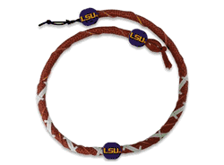 LSU Tigers Necklace Spiral Football CO