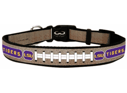 LSU Tigers Pet Collar Reflective Football Size Medium CO