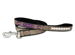 LSU Tigers Reflective Football Leash - L