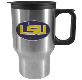 LSU Tigers Sculpted Travel Mug, 14 oz