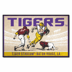 LSU Tigers Starter Mat Accent Rug - 19in. x 30in. Ticket Stub Starter Mat