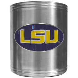 LSU Tigers Steel Can Cooler