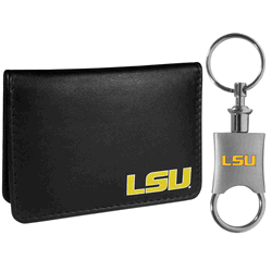 LSU Tigers Weekend Bi-fold Wallet & Valet Key Chain