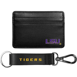 LSU Tigers Weekend Wallet & Strap Key Chain