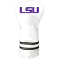 LSU Vintage Driver Headcover (White)
