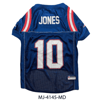 Mac Jones New England Patriots Pet Jersey Medium