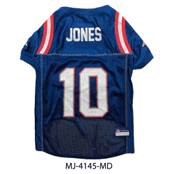 Mac Jones New England Patriots Pet Jersey Medium