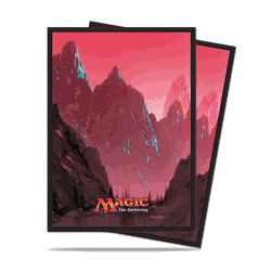 Magic Deck Protector - Mana #5 Mountain (Red)