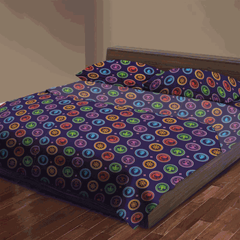 Magic The Gathering Colorful Magic 4 Piece Full Sheet Set