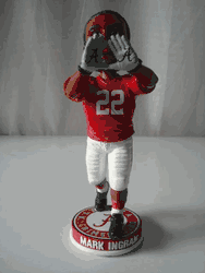 Mark Ingram 8" Alabama Crimson Tide "Signature Touchdown Pose" COLLEGE LEGENDS FIGURE #5 Bobble Head Doll #/250 ROLL TIDE! <B><font color="RED">Exclusive to Carroll's Sports Cove</b></font>