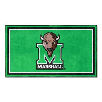 Marshall Thundering Herd 3ft. x 5ft. Plush Area Rug