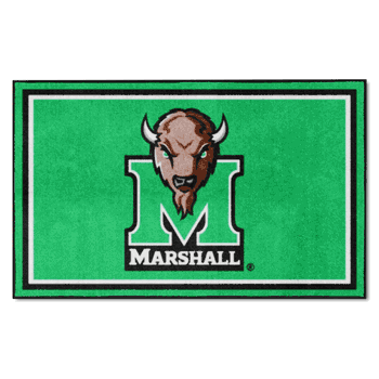 Marshall Thundering Herd 4ft. x 6ft. Plush Area Rug