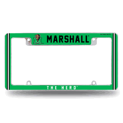 Marshall Thundering Herd Alternate Design All Over Chrome Frame
