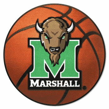 Marshall Thundering Herd Basketball Rug - 27in. Diameter