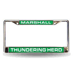 Marshall Thundering Herd Green Laser Chrome Frame