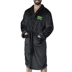 Marshall Thundering Herd NCAA Snipe Black L/XL Robe 26x47 Inches