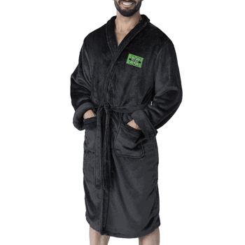 Marshall Thundering Herd NCAA Snipe Black L/XL Robe 26x47 Inches