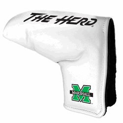 Marshall Thundering Herd Tour Blade Putter Cover (White)