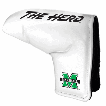 Marshall Thundering Herd Tour Blade Putter Cover (White)