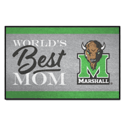 Marshall Thundering Herd World's Best Mom Starter Mat Accent Rug - 19in. x 30in.
