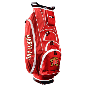 Maryland Terrapins Albatross Golf Cart Bag - Red
