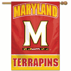 Maryland Terrapins Banner 28x40 Vertical