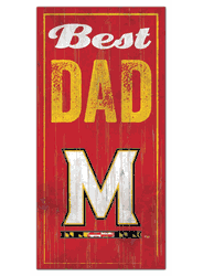 Maryland Terrapins Best Dad Sign