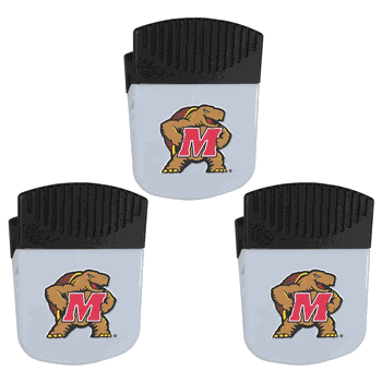 Maryland Terrapins Chip Clip Magnets, 3pk