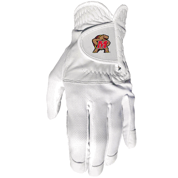 Maryland Terrapins Cool mesh with cabretta leather - one size - mens left