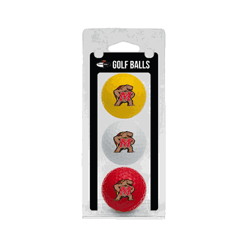 Maryland Terrapins Golf Balls - 3 Pack