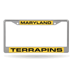 Maryland Terrapins Laser Chrome Frame