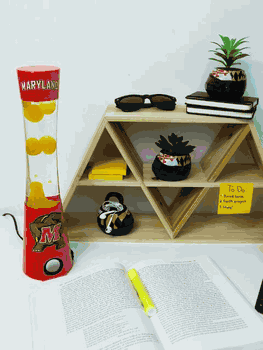 Maryland Terrapins Magma Lamp - Bluetooth Speaker